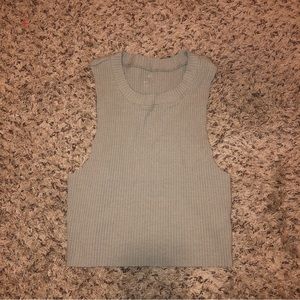 Aerie Ribbed Crop Top Medium NWOT